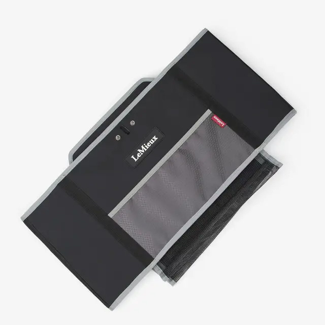 LEMIEUX COLLAPSIBLE STORAGE TOTE BAG BLACK