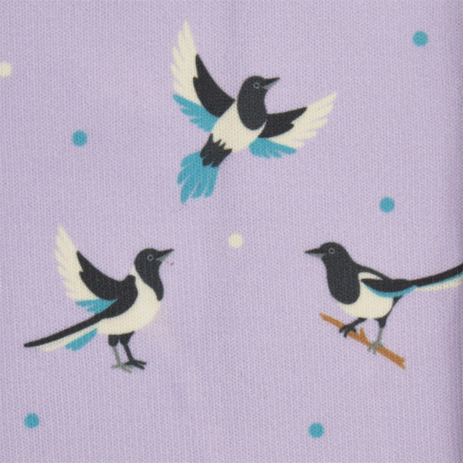 LeMieux Footsie Socks Lucky Magpie Lilac - Image 2