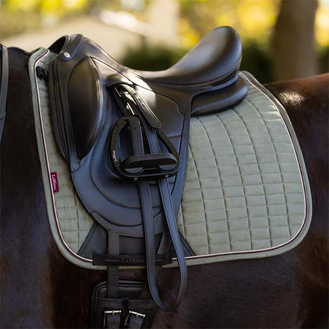 LeMieux ProSport Dressage Square Suede Rosemary - Image 2