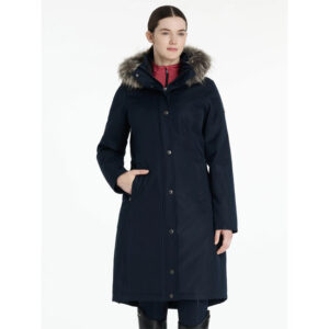 ANYA WATERPROOF COAT NAVY
