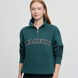 kelsie quarter neck sweater jungle
