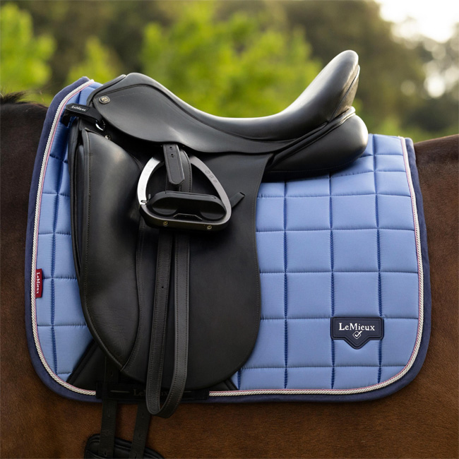 LeMieux Loire Classic Dressage Square Powder Blue - Image 2