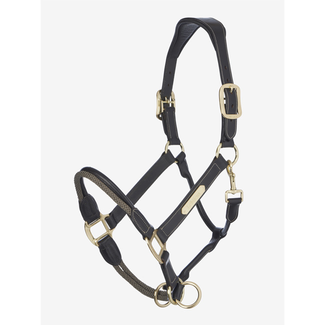 LEMIEUX LEATHER ROPE CONTROL HEADCOLLAR PECAN