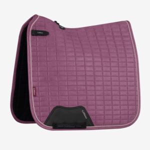 lemieux suede dressage saddlepad mallow