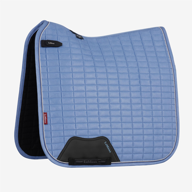 lemieux suede dressage saddlepad powder blue