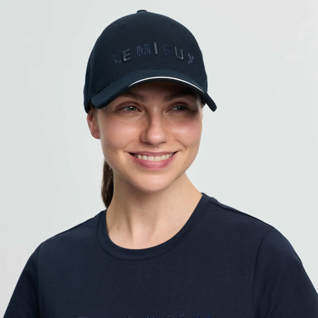 LeMieux Brilliance Baseball Cap Navy - Image 2