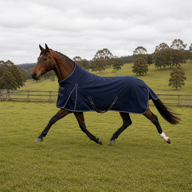 UNICORN TACK HIGH NECK RAINSHEET FLEECE LINED
