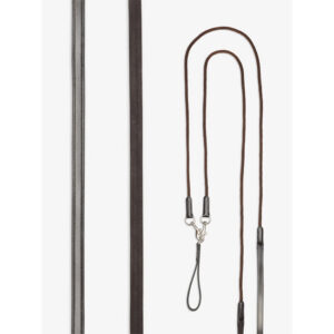leather draw reins brown