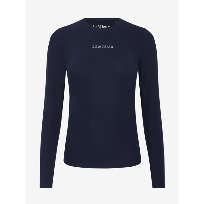 LeMieux Long Sleeve Sports Tee Navy - Image 2