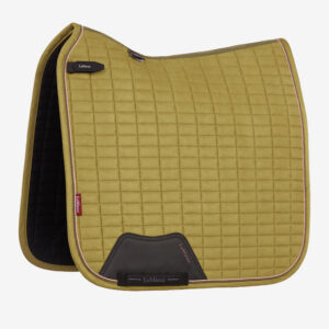 lemeiux suede dressage saddlepad gooseberry
