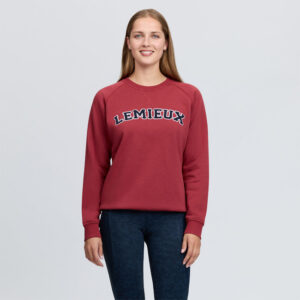 varsity crew neck russet